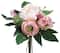 12 Pack: Pink &#x26; Cream Peony, Rose &#x26; Lilac Bouquet